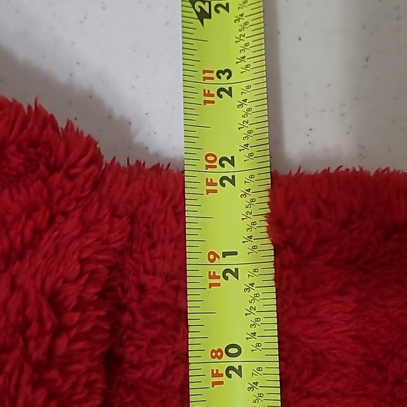 Eddie Bauer Red Fleece 1/4 Zip Pullover size Large - Picture 7 of 8